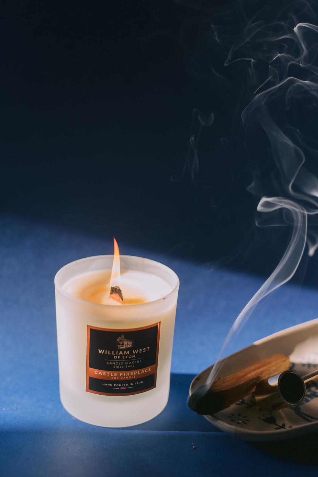 William West Castle Fireplace Soy Candle (300g)