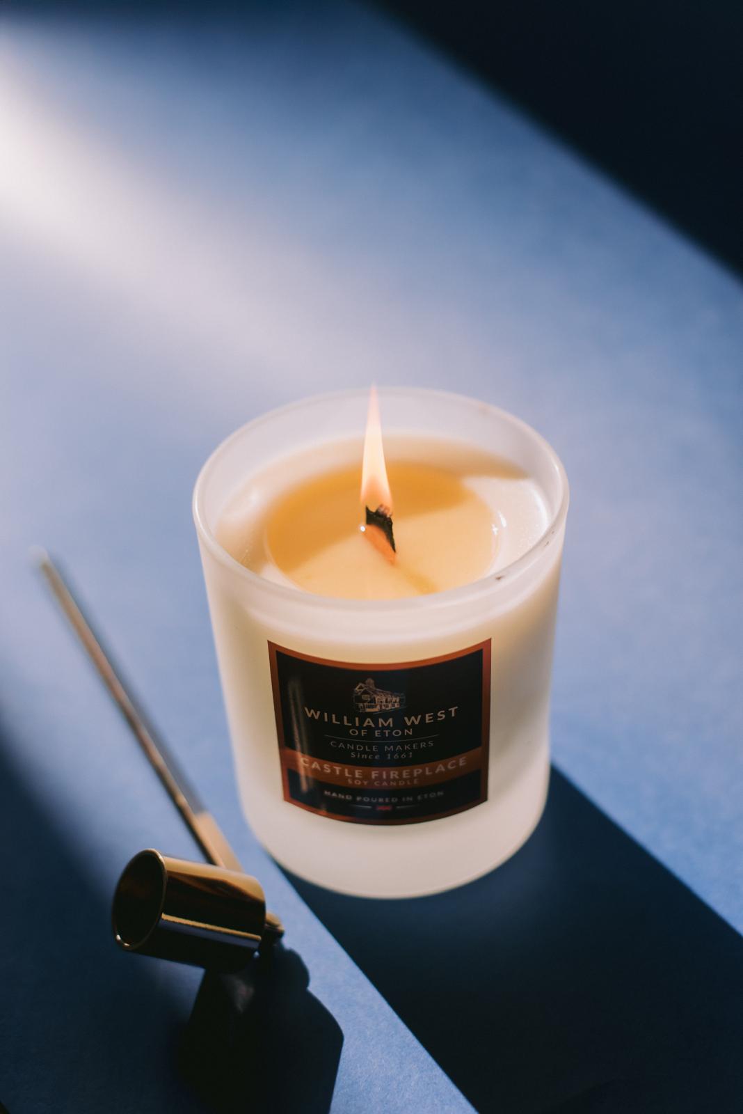 William West Castle Fireplace Soy Candle (300g)
