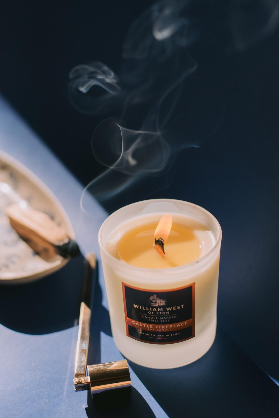 William West Castle Fireplace Soy Candle (300g)