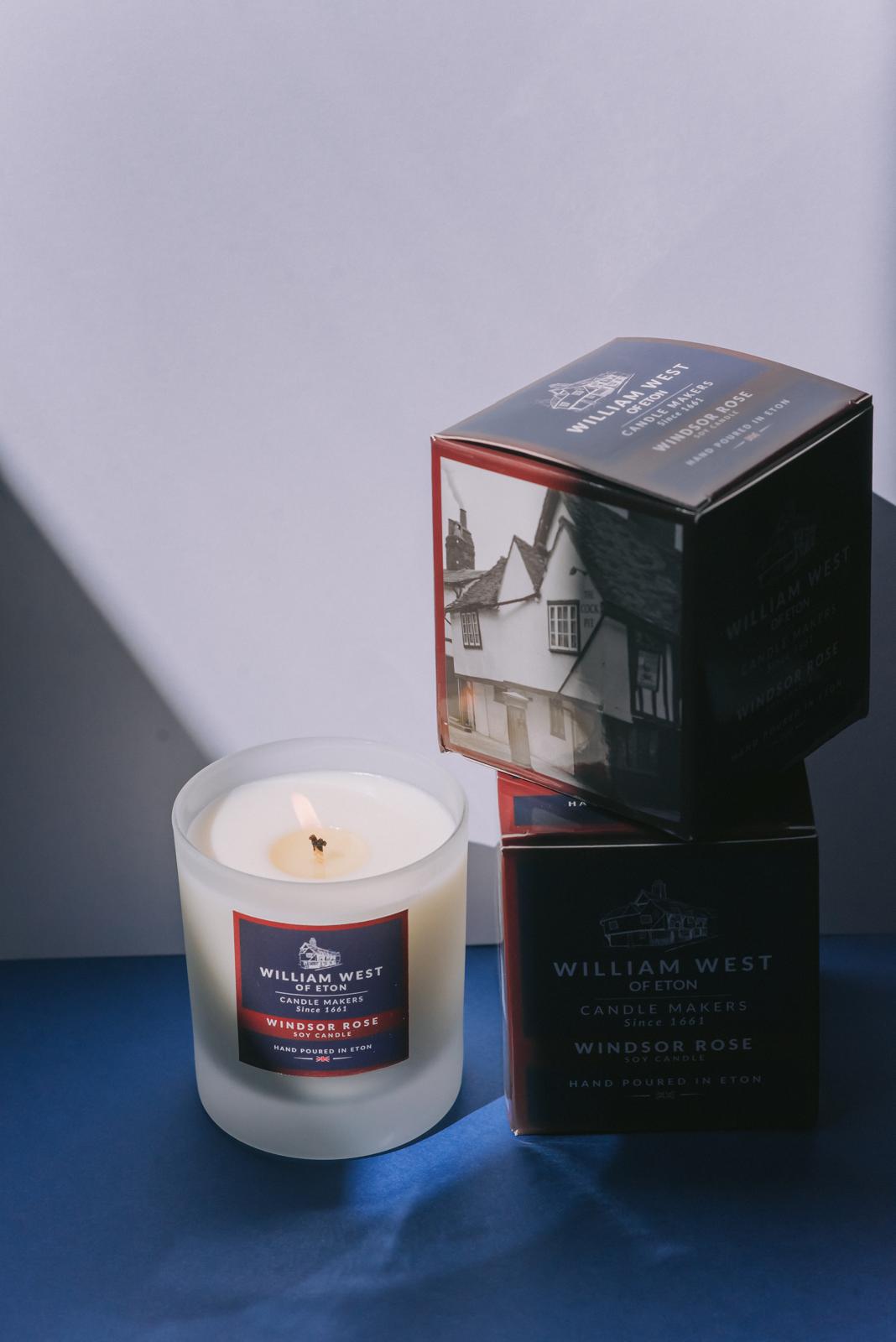 William West Windsor Rose Soy Candle (300g)