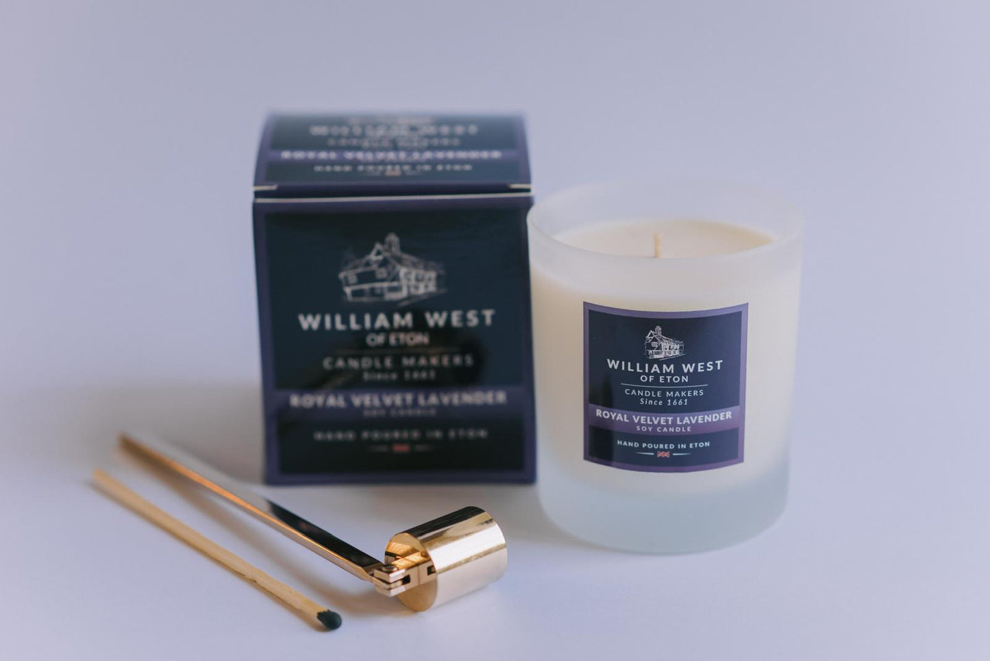 William West Royal Velvet Lavender Candle (300g)
