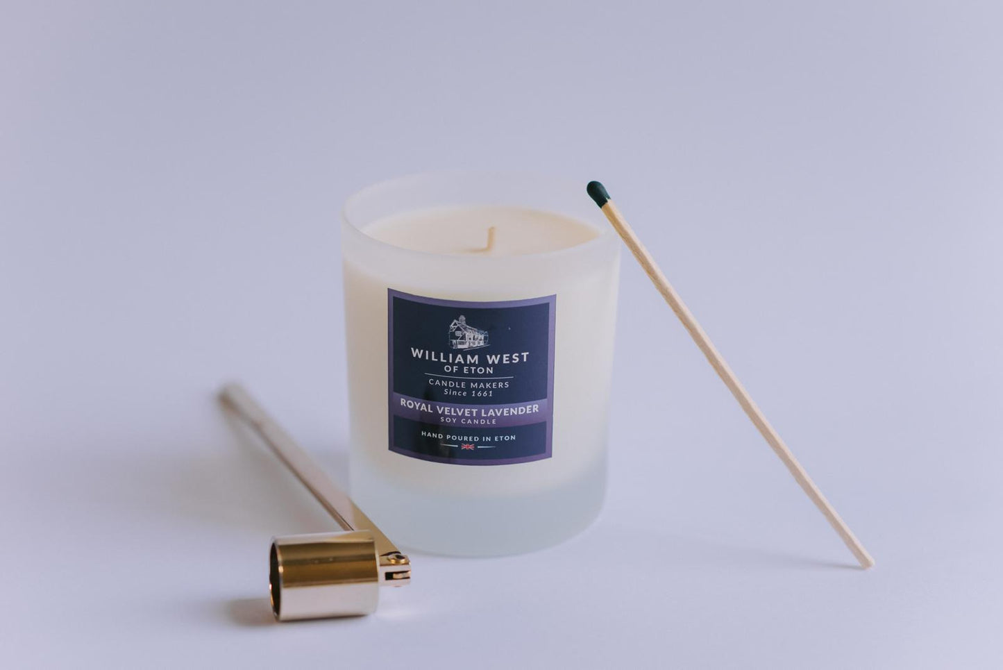 William West Royal Velvet Lavender Candle (300g)
