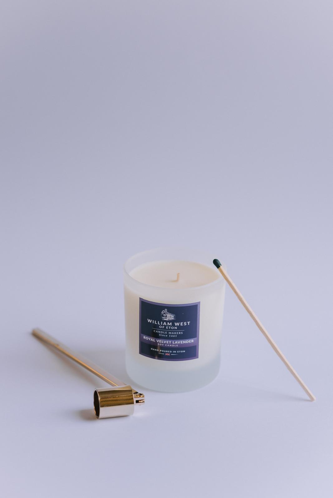 William West Royal Velvet Lavender Candle (300g)